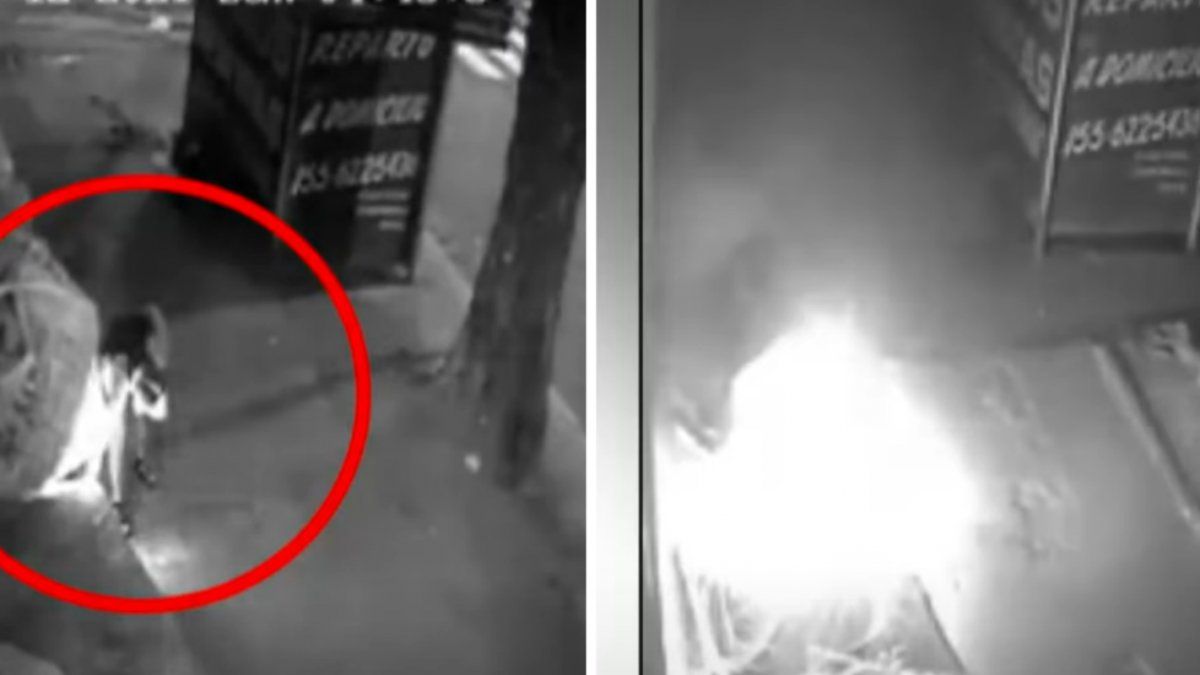 Brutal ataque en Pompeya: una mujer prendió fuego a un indigente mientras dormía en la calle y huyó