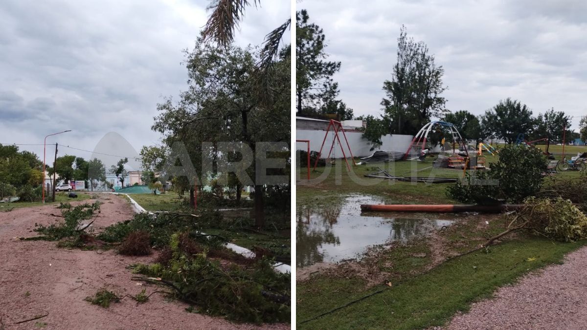 Hasta el momento, no se registraron heridos por el temporal. Hasta el momento, no se registraron heridos por el temporal.