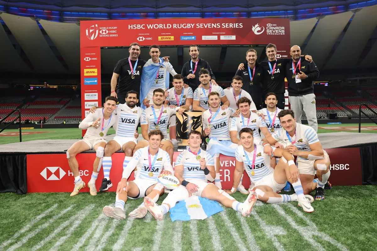 Los Pumas 7s ganaron la final de rugby contra Francia en Canadá.