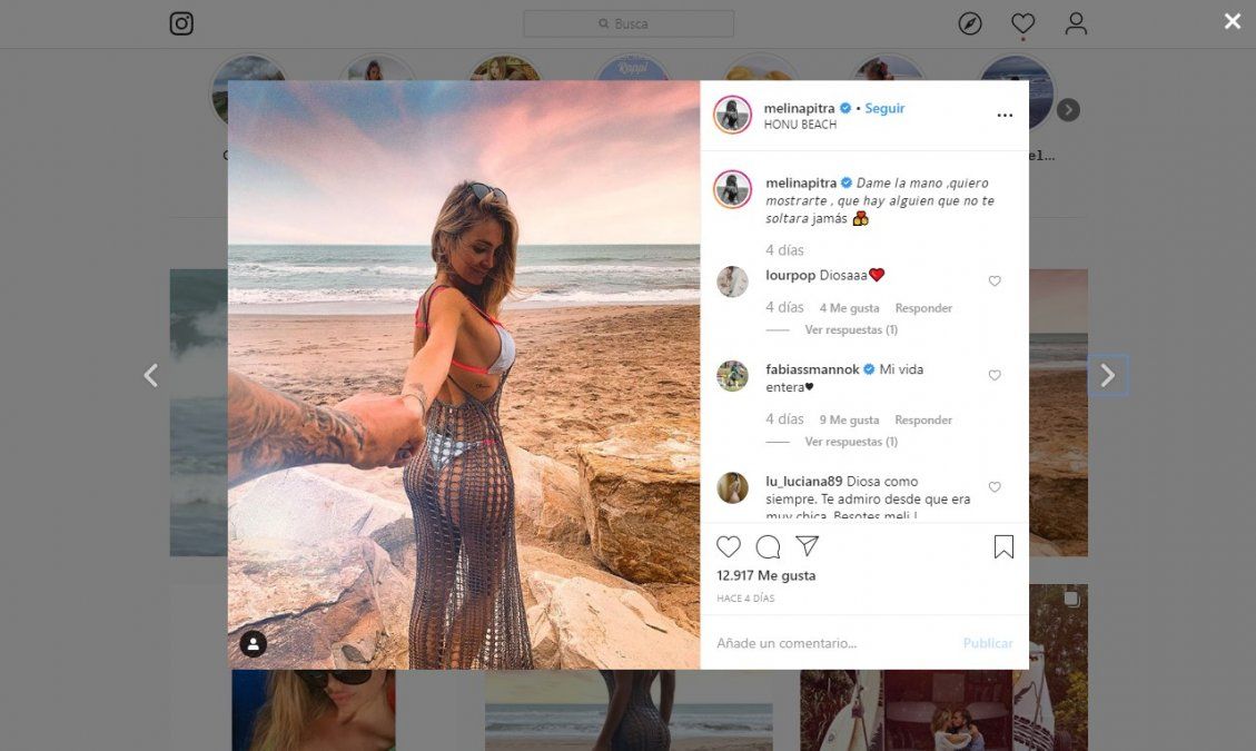 Melina Pitra rompió con todo en Instagram con sus fotos en bikini