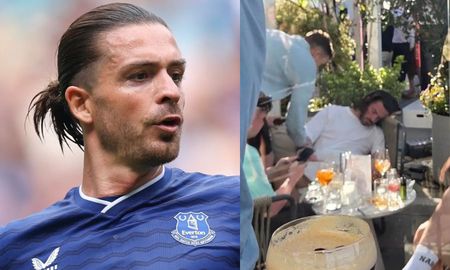 Jack Grealish, exjugador del Manchester City, fue fotografiado dormido en un bar. Jack Grealish, exjugador del Manchester City, fue fotografiado dormido en un bar.