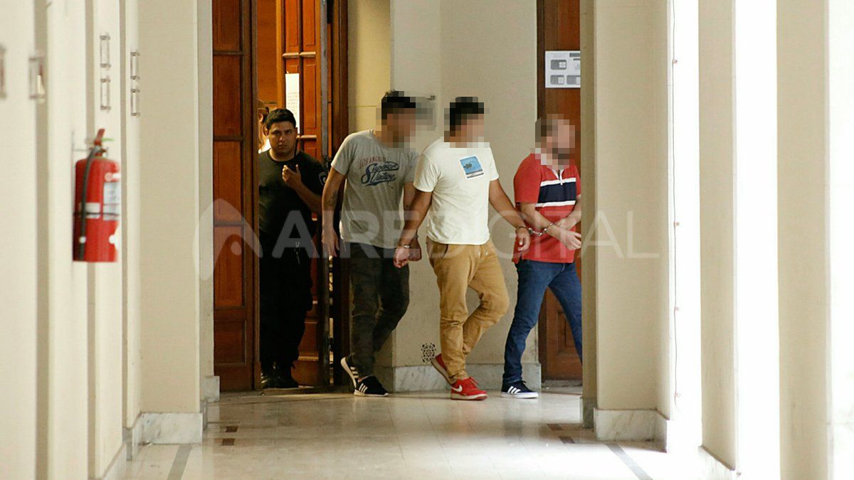 En total pasaron siete grupos de imputados por la sala.&nbsp;