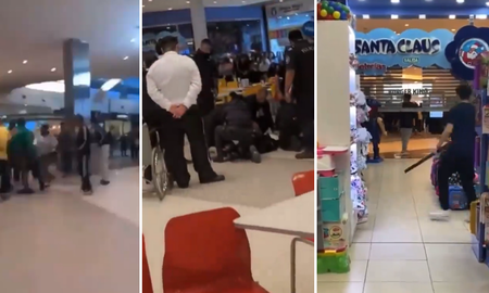 Una pelea entre adolescentes en el shopping Tortugas Open Mall dejó a 4 heridos y 14 detenidos. Una pelea entre adolescentes en el shopping Tortugas Open Mall dejó a 4 heridos y 14 detenidos.