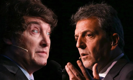 Aire de Santa Fe | Javier Milei y Sergio Massa