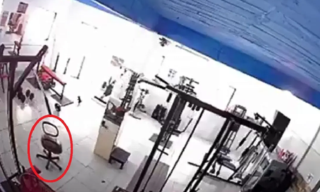 Paraguay: captaron un suceso paranormal en un gimnasio