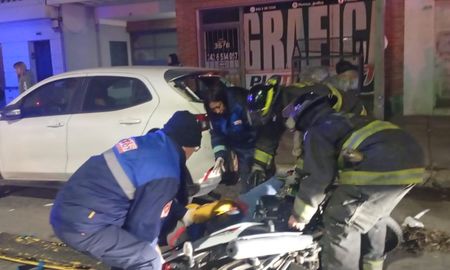 El accidente ocurrió sobre avenida Facundo Zuviría al 3600, de Santa Fe. El accidente ocurrió sobre avenida Facundo Zuviría al 3600, de Santa Fe.