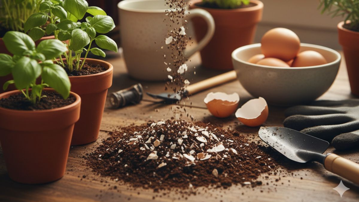 Por qué funciona la mezcla de café y cáscara de huevo.