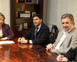 El gobernador de Santa Fe, Maximiliano Pullaro mantuvo un encuentro con la ministra de Seguridad de la Nación, Alejandra Monteoliva. El gobernador de Santa Fe, Maximiliano Pullaro mantuvo un encuentro con la ministra de Seguridad de la Nación, Alejandra Monteoliva.