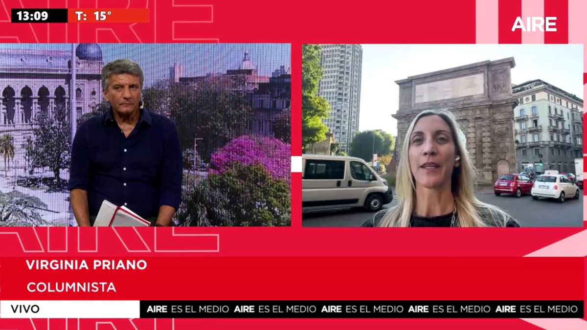 La corresponsal de AIRE en Italia