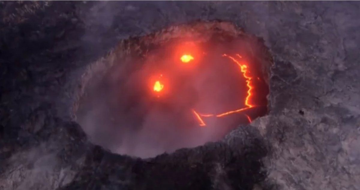 El volc&aacute;n que sonr&iacute;e y parece una pel&iacute;cula de Pixar.