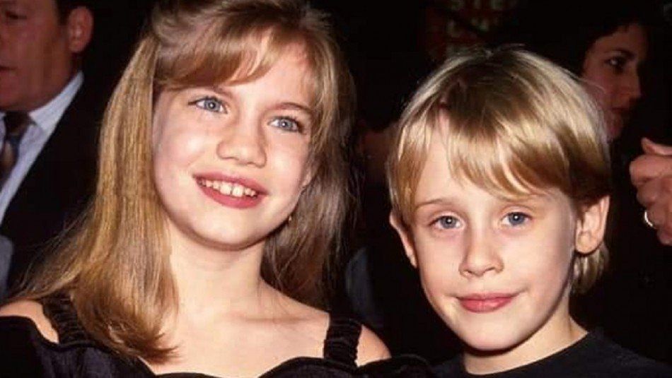 Anna Chlumsky junto a Macaulay Culkin.