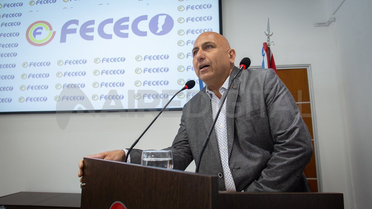 Eduardo Taborda, presidente de la Federación de Cámaras Empresarias del Comercio y otras actividades de la Provincia de Santa Fe.