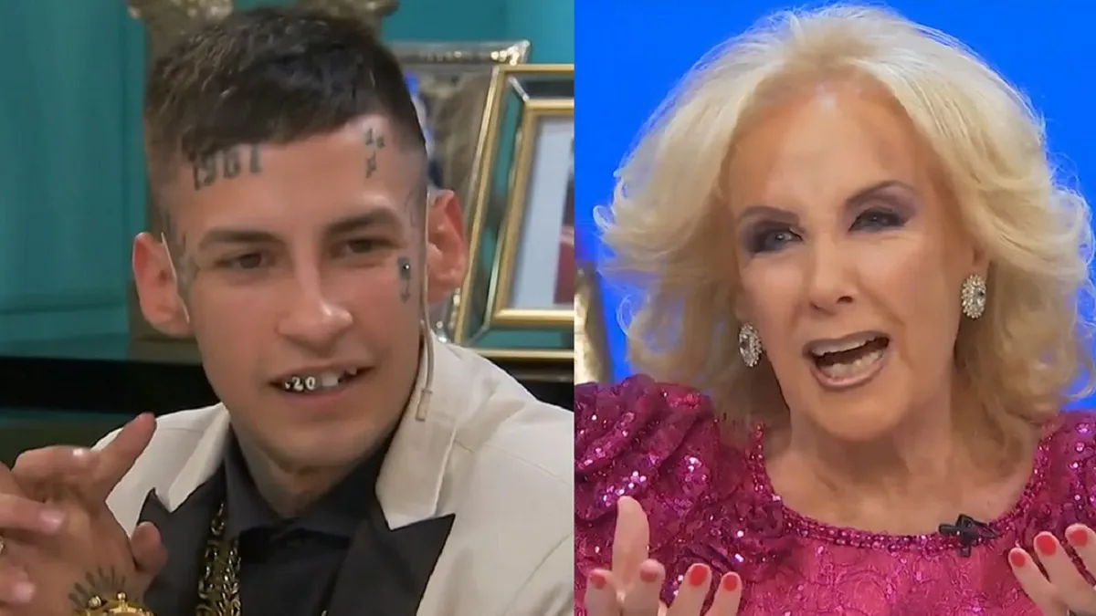 El tenso cruce entre Mirtha Legrand y L-Gante