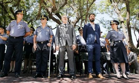 En el centro de la foto, Víctor Sarnaglia y Marcelo Sain, cuando entre ellos había un relación de cordialidad. En el centro de la foto, Víctor Sarnaglia y Marcelo Sain, cuando entre ellos había un relación de cordialidad.