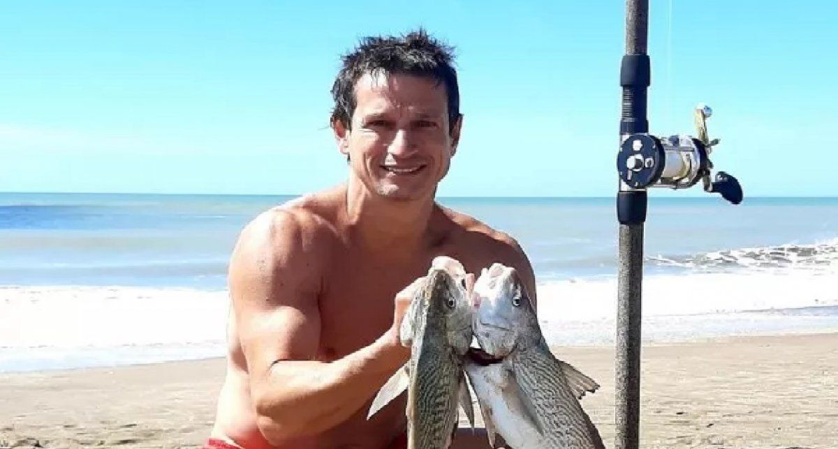 La foto viral de Diego Lagomarsino pescando y las reacciones