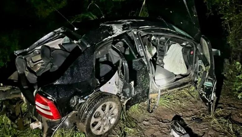 Fatal accidente en San Luis: tres jóvenes murieron tras un vuelco y hay dos internados