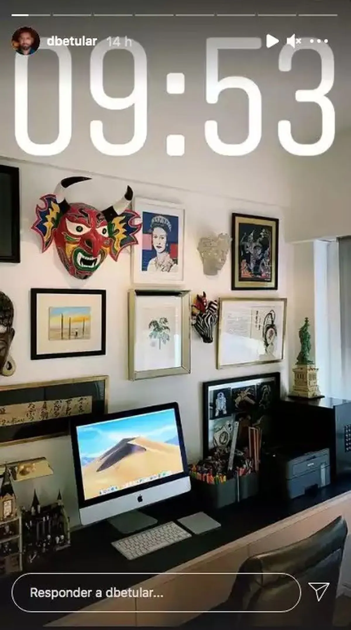 Damián Betular mostró a través de sus redes sociales cómo es su casa.