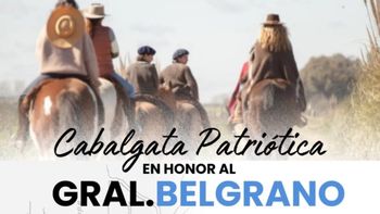 Una cabalgata histórica por los caminos de Coronda revive el paso de Belgrano