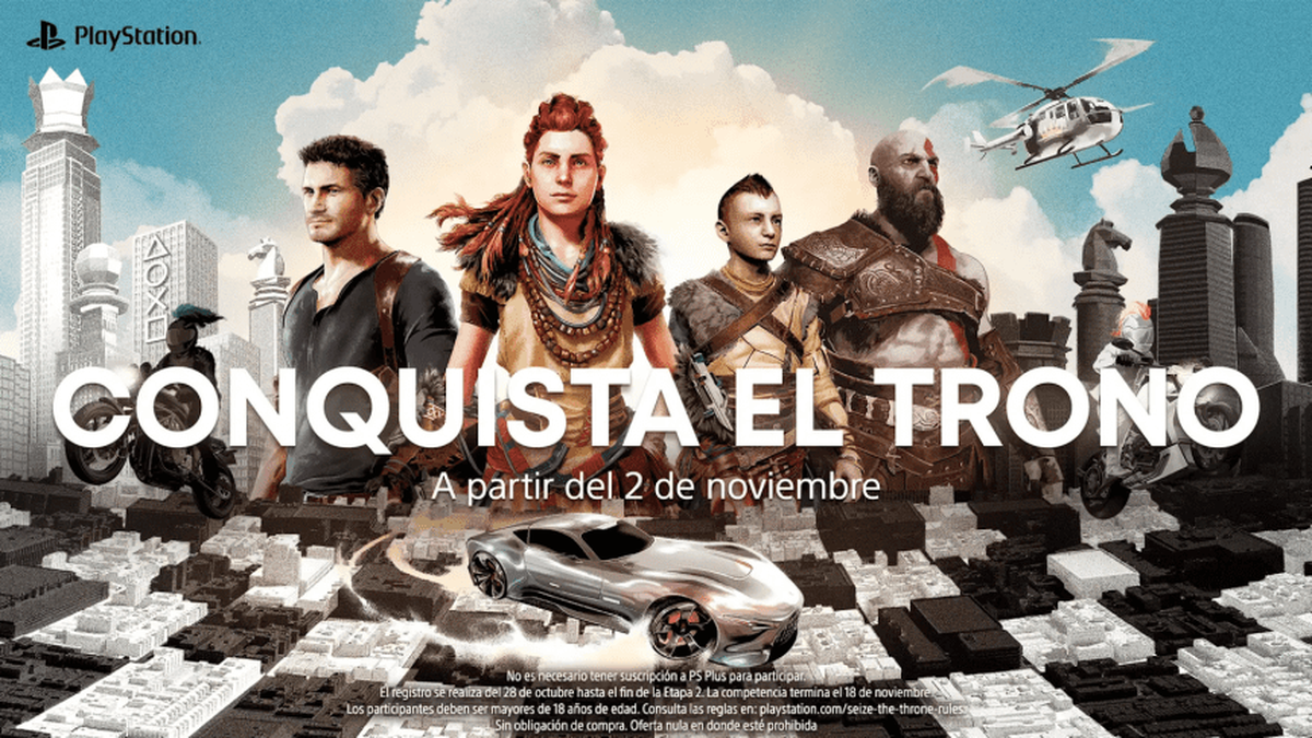 PlayStation inici&oacute; &ldquo;Conquista al Trono&rdquo;, el evento en el que pod&eacute;s ganar una PS5.