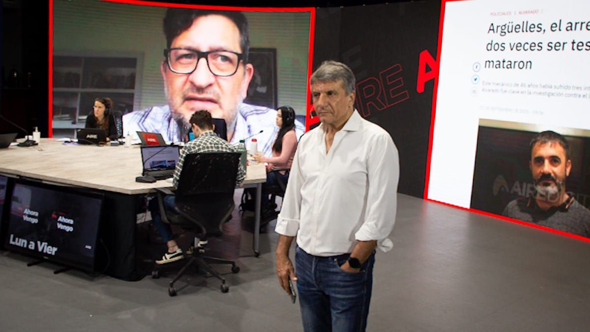 Germán de los Santos analizó junto a Luis Mino por AIRE el asesinato de Argüelles.