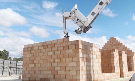 Hadrian X, el robot albañil que puede revolucionar el mundo de la construcción. Hadrian X, el robot albañil que puede revolucionar el mundo de la construcción.