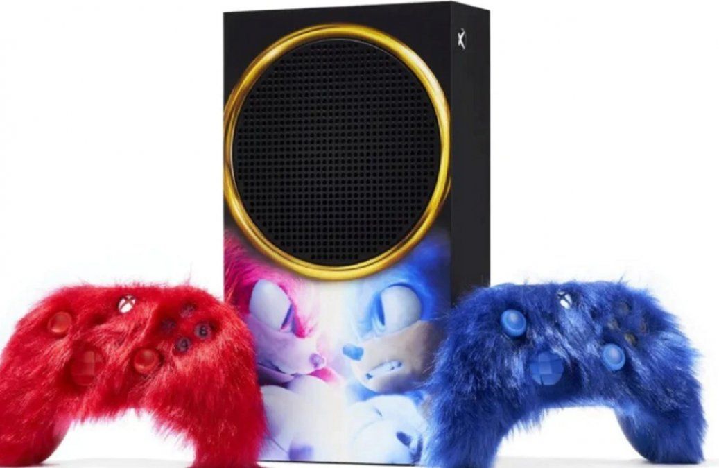 Microsoft lanzará un joystick peludo para Xbox por el estreno de Sonic the Hedgehog 2.