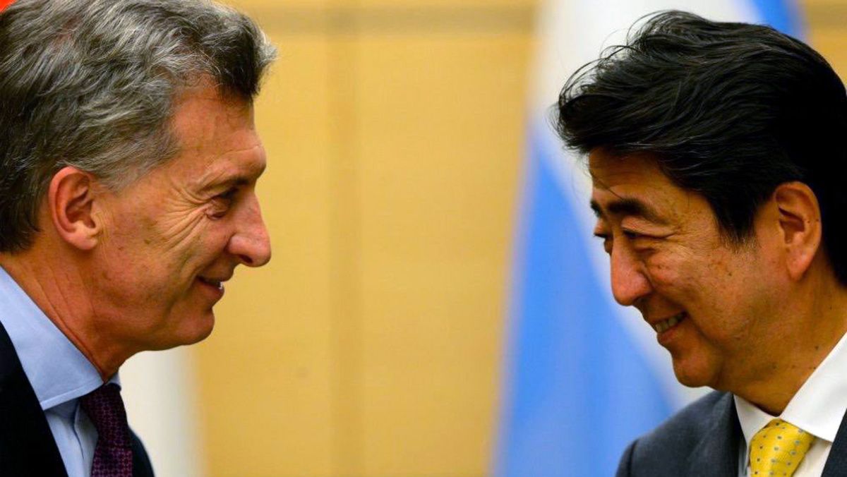 Macri compartió una foto con Abe cuando ambos gobernaban.