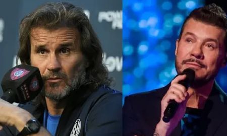 La calentura de Insua con un grupo de plateístas que lo insultaron La calentura de Insua con un grupo de plateístas que lo insultaron