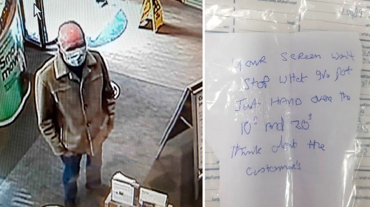 El señor intentó varias veces la misma maniobra