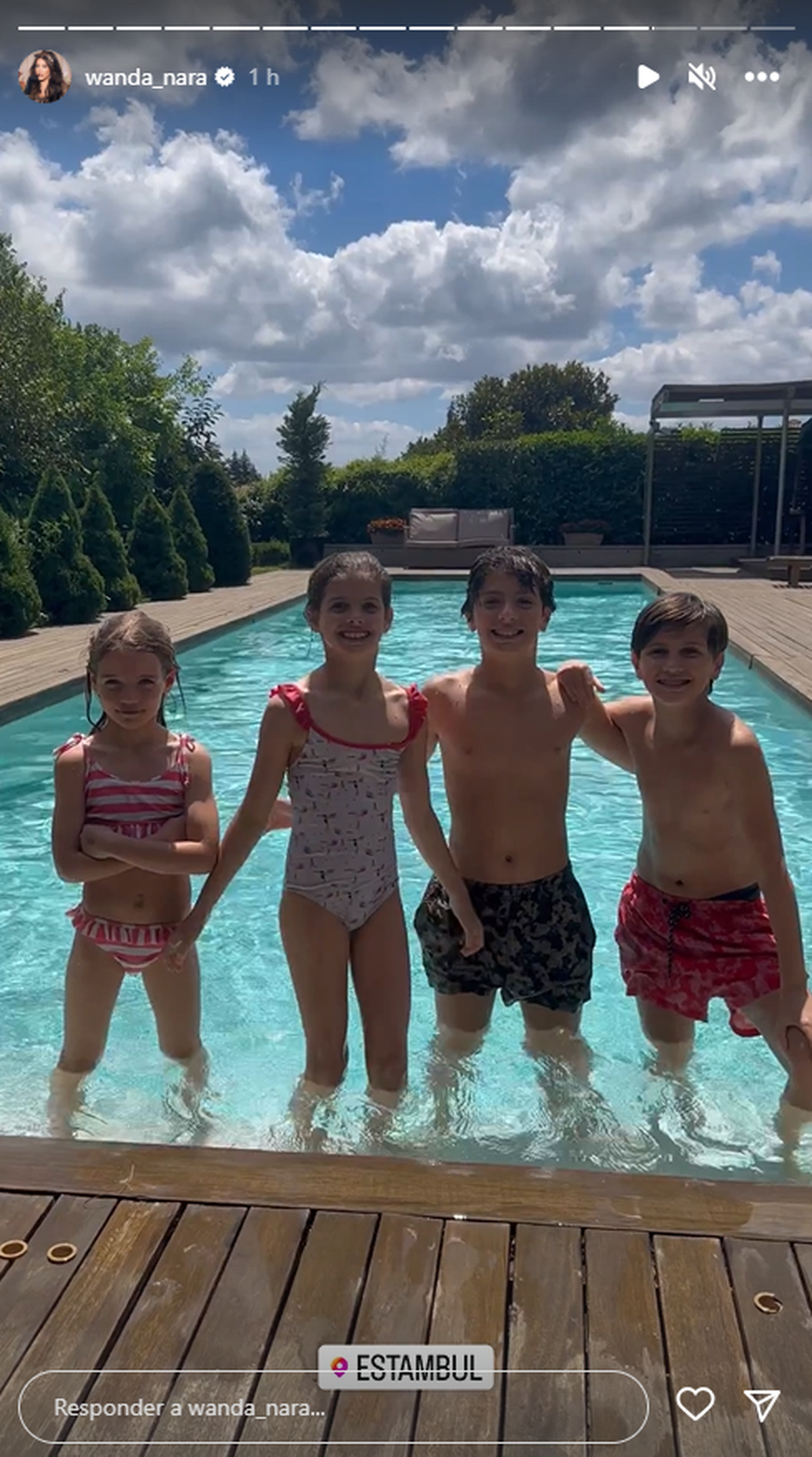 Wanda Nara mostró el jardín de su nueva casa en Turquía. Wanda Nara mostró el jardín de su nueva casa en Turquía.