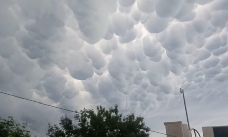 Córdoba: se vieron unas extrañas nubes en el cielo