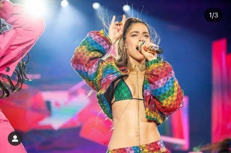 Tini y Sebastián Yatra se reencontraron en el escenario.