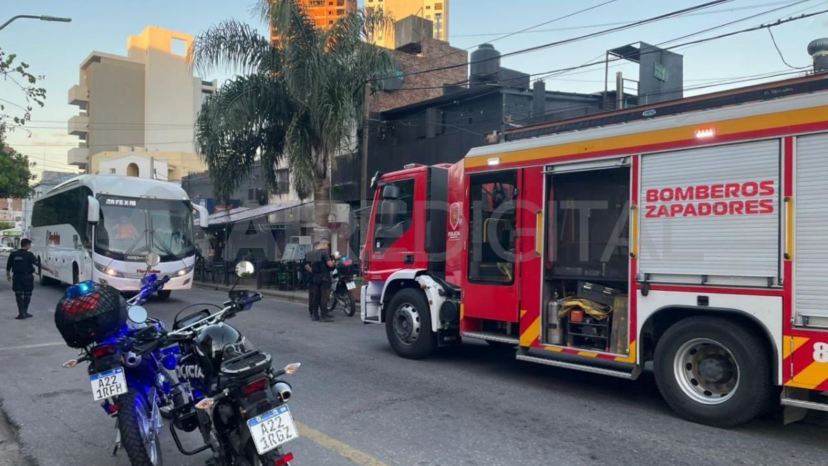 Principio de incendio en un local gastronómico de Bulevar