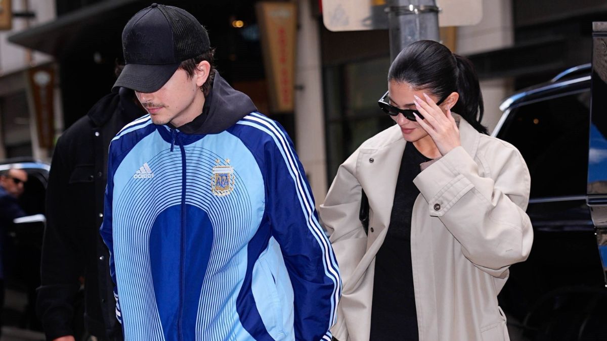 Timothée Chalamet revolucionó Nueva York con la campera de la Selección Argentina.