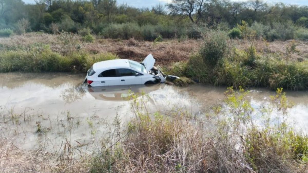 El accidente ocurrió a la altura del kilómetro 38, en jurisdicción de Vera.&nbsp;