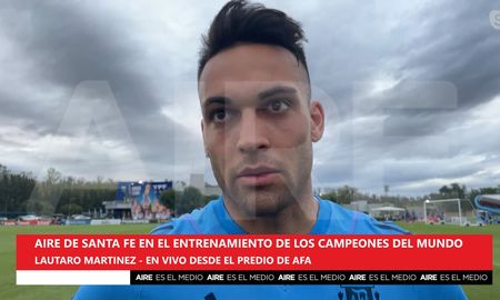 El delantero de la Selección Argentina habló con AIRE en la previa del amistoso con Panamá. El delantero de la Selección Argentina habló con AIRE en la previa del amistoso con Panamá.