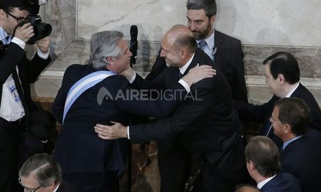 Omar Perotti asistió a la asunción de Alberto Fernández como presidente. Omar Perotti asistió a la asunción de Alberto Fernández como presidente.