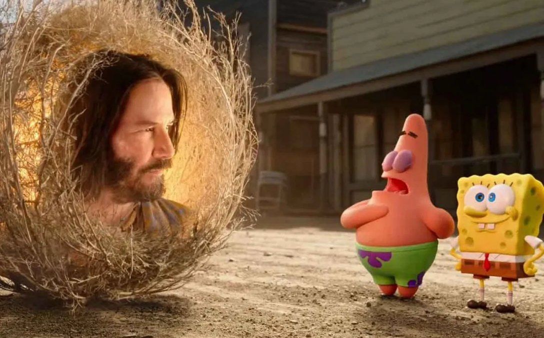 Netflix: Keanu Reeves se luce en Bob Esponja: Al rescate