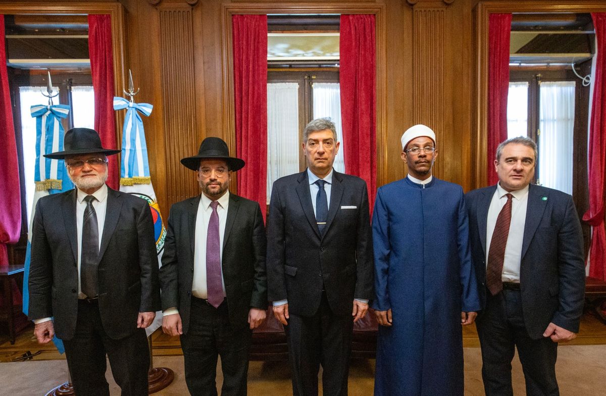 El presidente de la Corte Suprema Horacio Rosatti se reunió con líderes religiosos antes de la implementación de las autopsias virtuales.