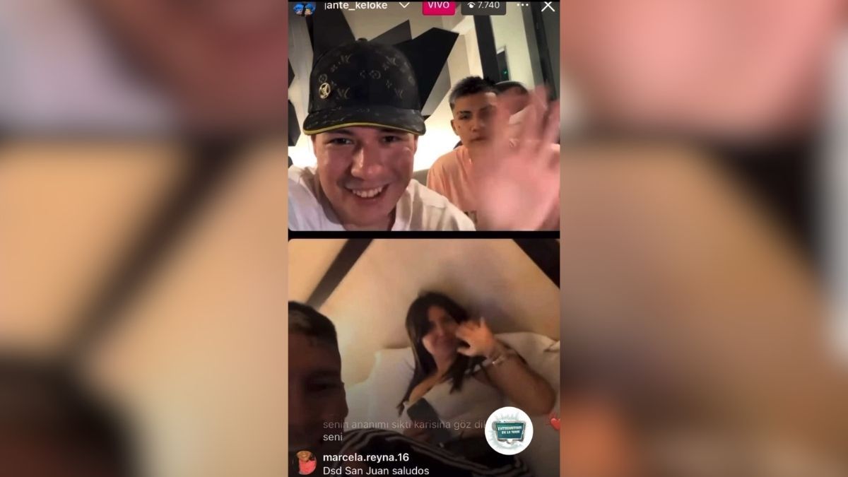 L-Gante hizo un vivo en Instagram y mostró a Wanda Nara en paños menores. L-Gante hizo un vivo en Instagram y mostró a Wanda Nara en paños menores.