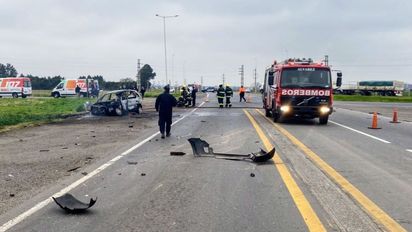 Accidente fatal a la altura de Piñero: murió una mujer en un choque entre un camión y un automóvil