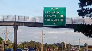 Accidente en la Ruta Nacional 168, mano a Santa Fe: trabaja la Policía y hay demoras en el tránsito