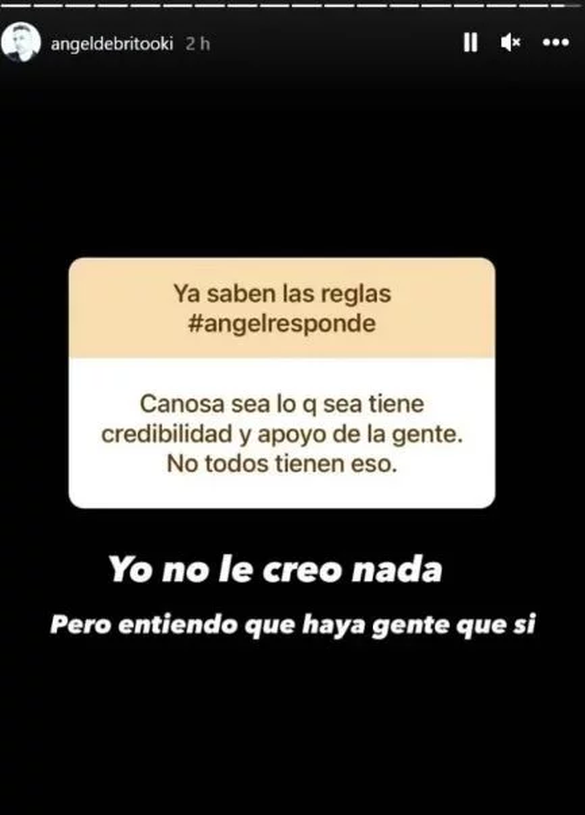 El comentario de Angel De Brito sobre Viviana Canosa.