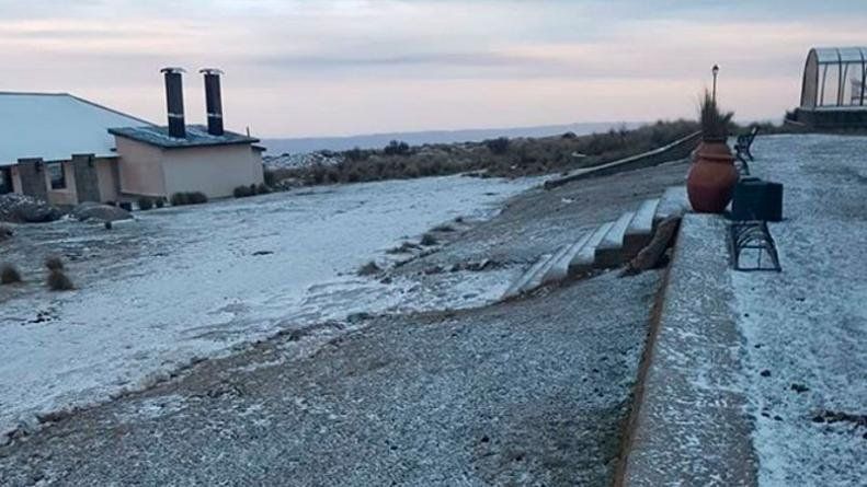 Las hermosas postales de las nevadas en las sierras de Córdoba