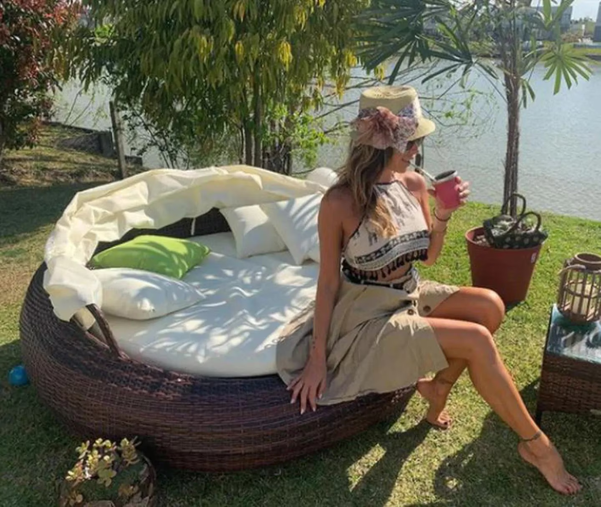 Así es la casa de Karina Jelinek.