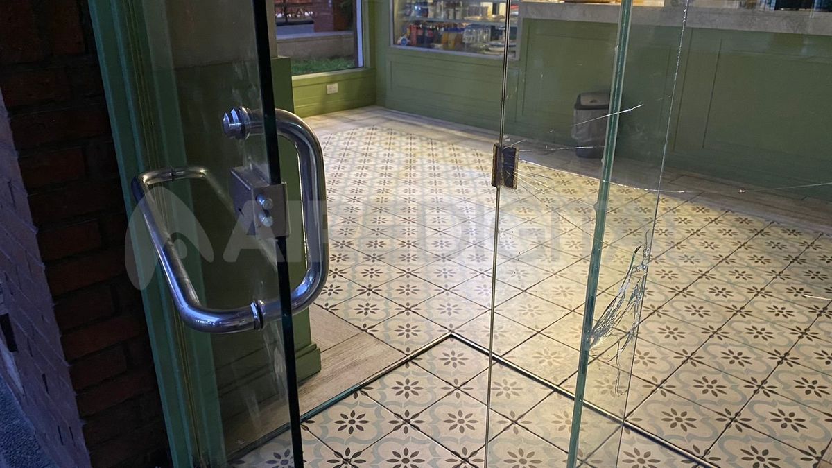 A pesar de las medidas de seguridad, lograron romper la puerta y robar