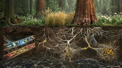 Debajo del suelo existe una red invisible que conecta a las plantas y les permite intercambiar nutrientes