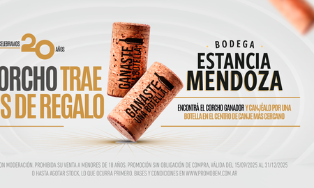 Estancia Mendoza lanza una promoción para agradecer a sus consumidores por dos décadas de confianza. Estancia Mendoza lanza una promoción para agradecer a sus consumidores por dos décadas de confianza.