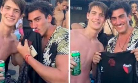 La foto de Tomás, el participante de Gran Hermano, con la camiseta de Colón