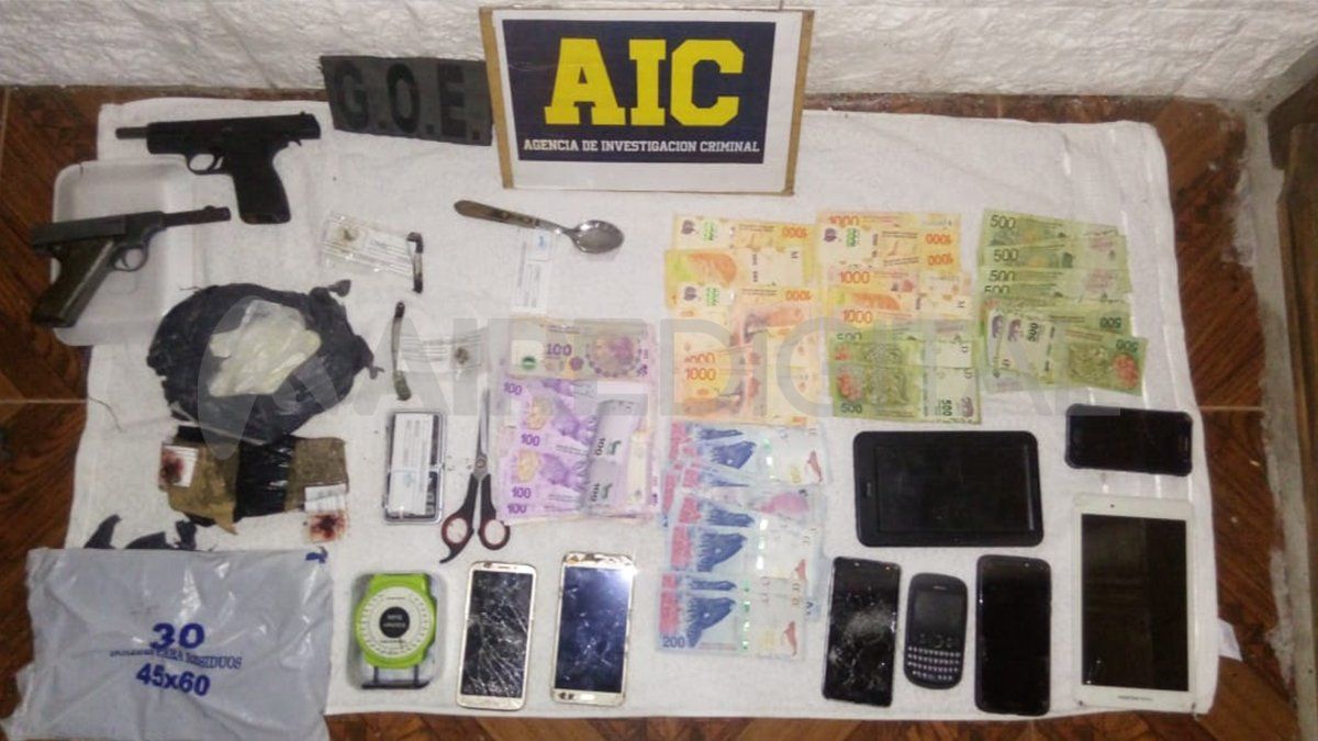 Se secuestraron armas de fuego